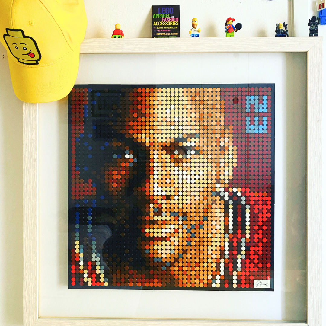 Jordan | Quadro LED custom con Lego®