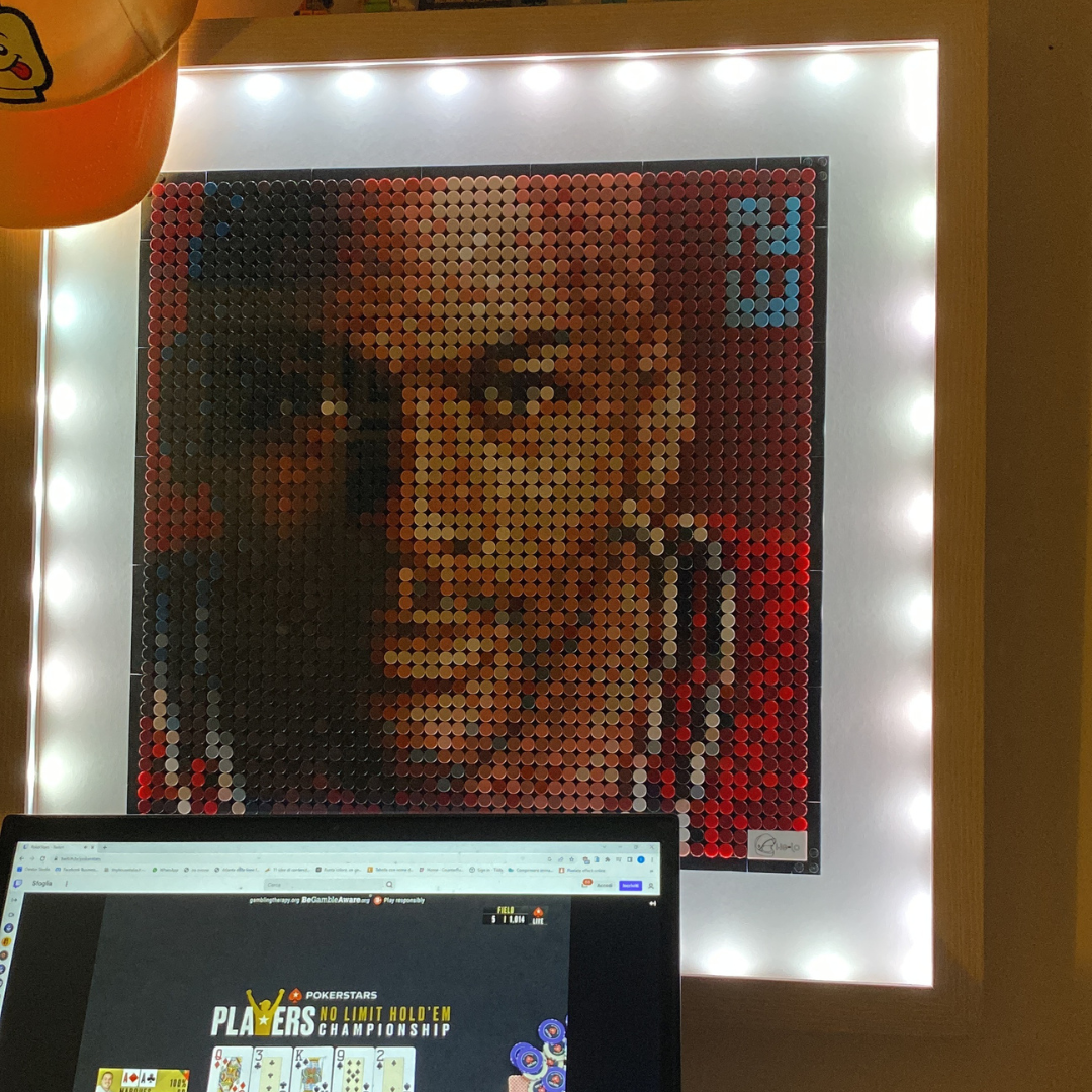 Jordan | Quadro LED custom con Lego®