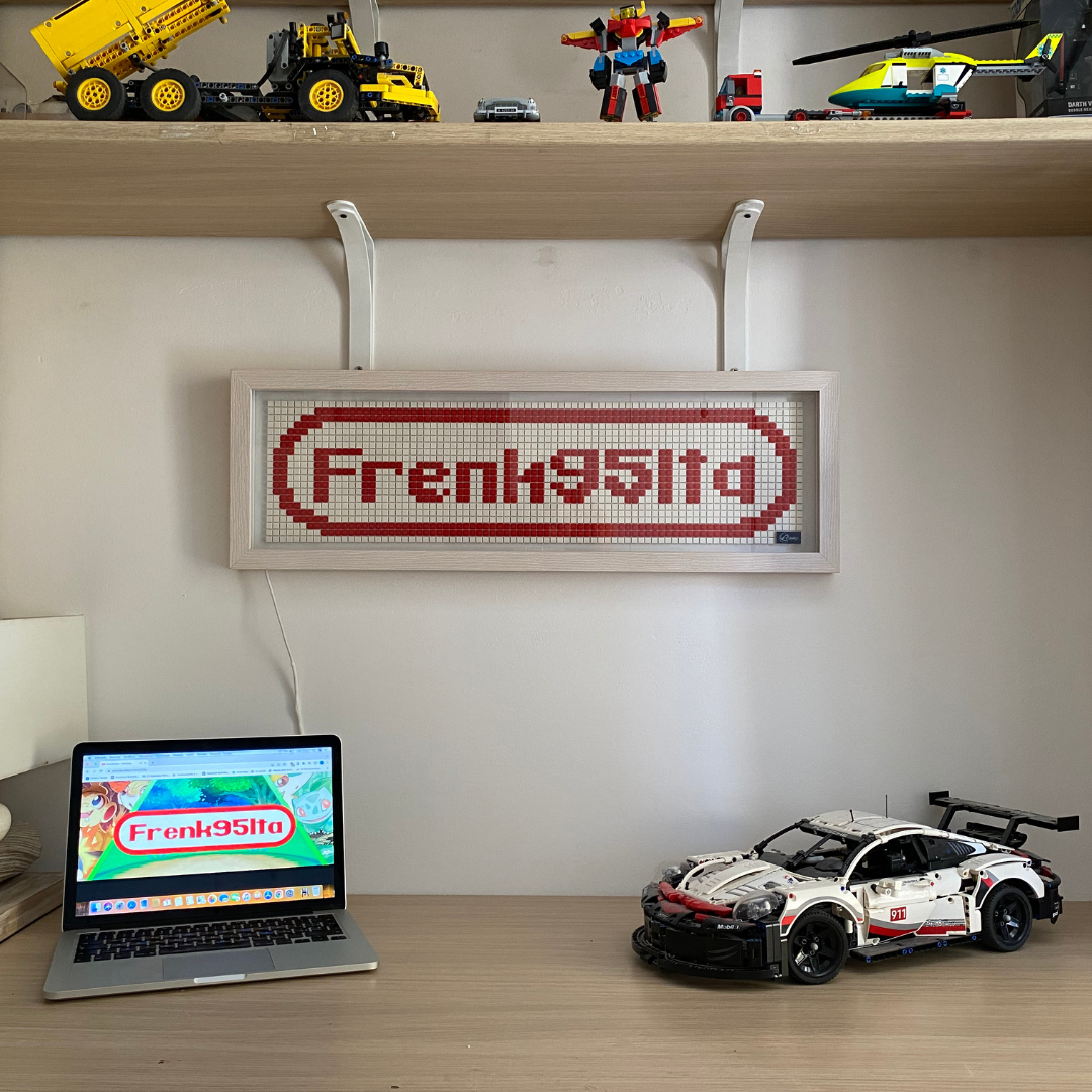 Il Tuo Logo | Quadro LED custom con Lego®